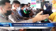 Polres Padang Sidempuan Gelar Vaksinasi Goes to Campus di IAIN Kota Padang Sidempuan