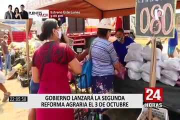 Ministro de Agricultura anunció que el 3 de octubre se iniciará la Segunda Reforma Agraria