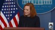 the livestream of the White House press briefing ends with Newsmax staffer Emerald Robinson shouting a question that Psaki ignores