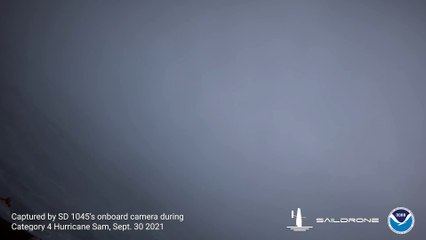 SD 1045 Inside Hurricane Sam 1400UTC Sept 30 2021