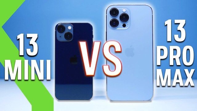 iPhone 13 Pro Max VS iPhone 13 Mini LA PRUEBA DEFINITIVA