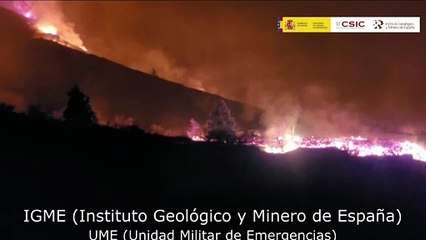 Se abre una nueva boca en el volcán de La Palma