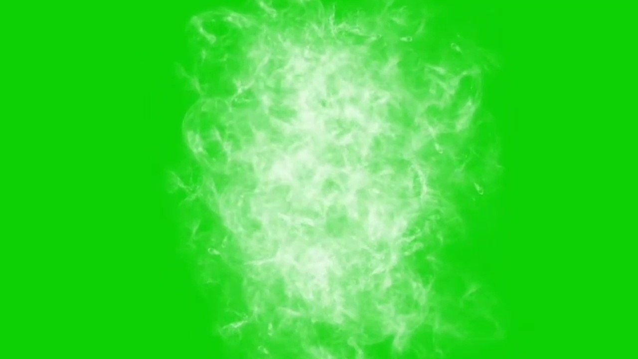 smoke Green screen effect HD footage chroma key effect