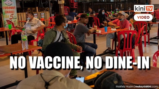 Khairy: Dine-in privileges for all recovery phases only for those fully vaccinated
