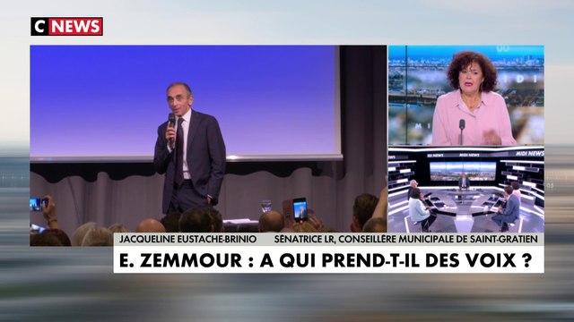 Jacqueline Eustache-Brinio : «Il ne faut pas minimiser ce qu'Eric Zemmour représente»
