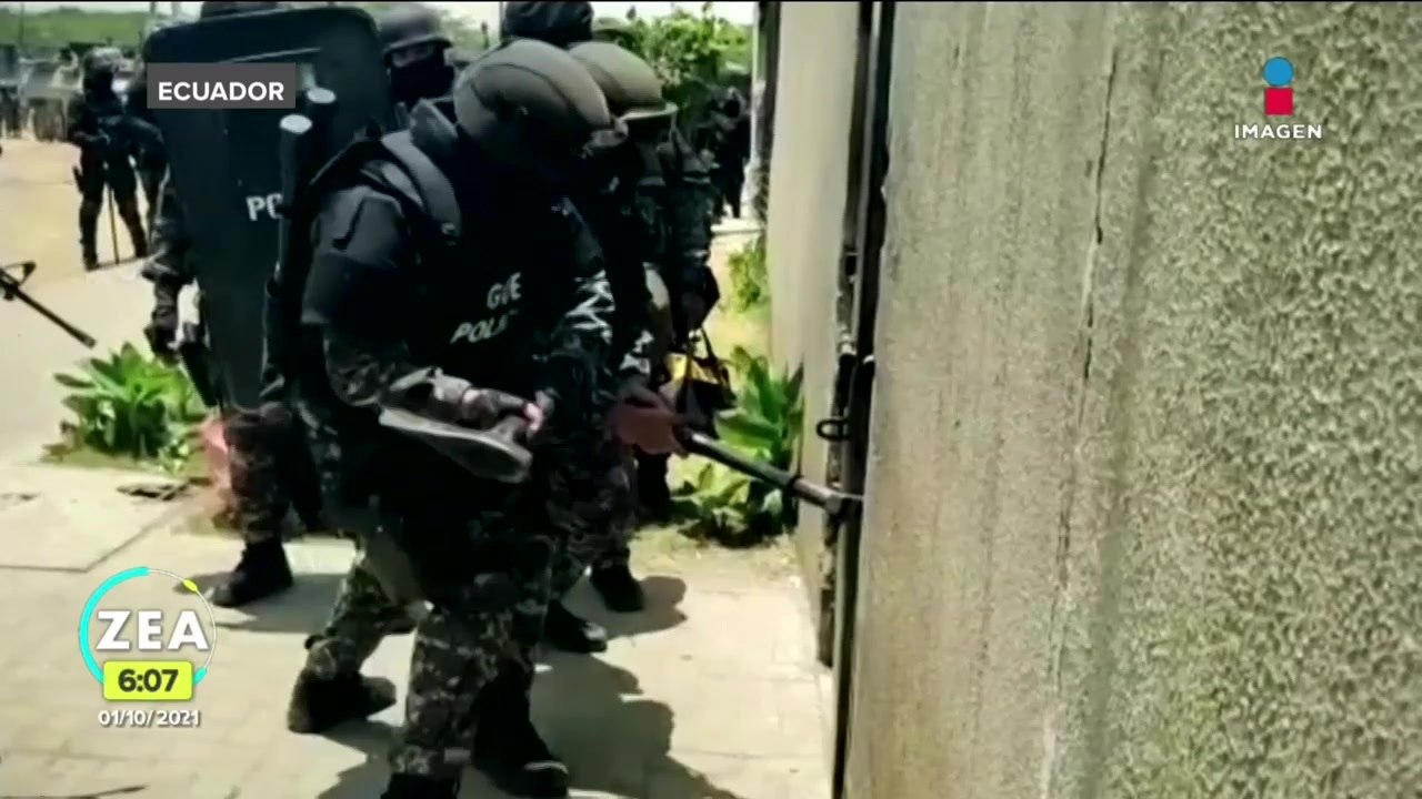 Policía de Ecuador asume el poder de una prisión tras motín