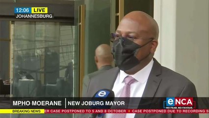 Mpho Moerane elected new Joburg mayor