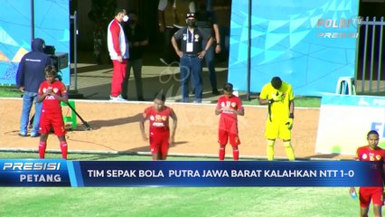 Tim Sepakbola Jawa Barat Kalahkan NTT 1-0