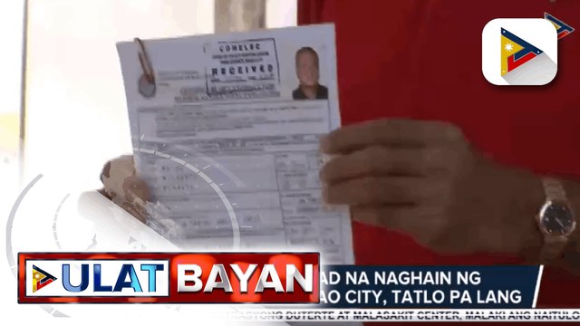 Kandidatura para sa lokal na posisyon sa Davao City, umarangakda na rin