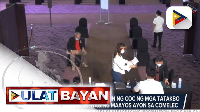 Unang araw ng COC filing sa bansa, naging maayos, ayon sa Comelec