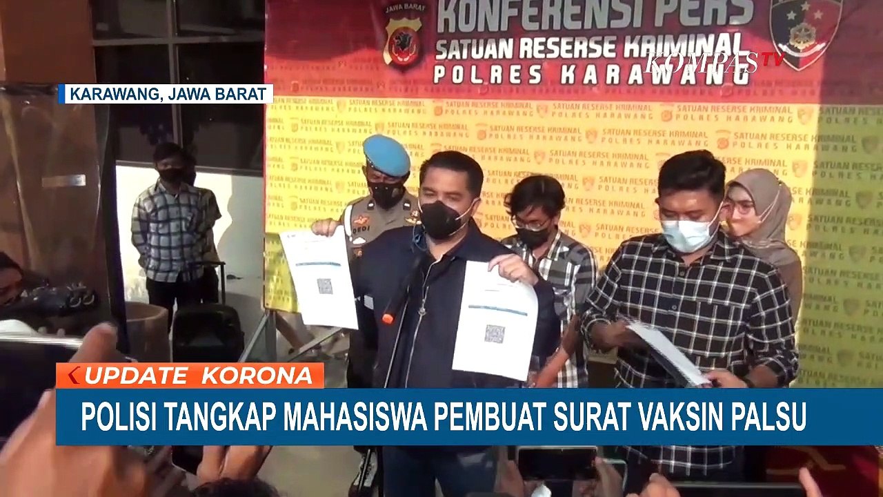Mahasiswa Ditangkap Karena Jual Sertifikat Vaksin Covid-19 Palsu Lewat Aplikasi Whatsapp!