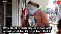 Why Delhi private liquor stores will remain shut for 45 days from Oct 1