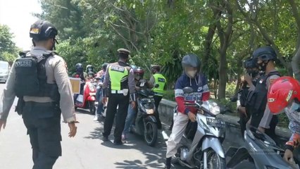 Pengendara di Surakarta Bayar Denda Tilang dengan Vaksinasi COVID-19