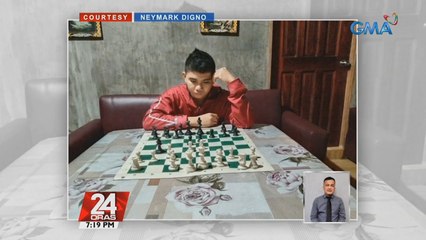 LPU chess player at NCAA Season '96 gold medalist Neymark Digno, target sumunod sa yapak ni Asia's First Chess Grandmaster Eugene Torre | 24 Oras