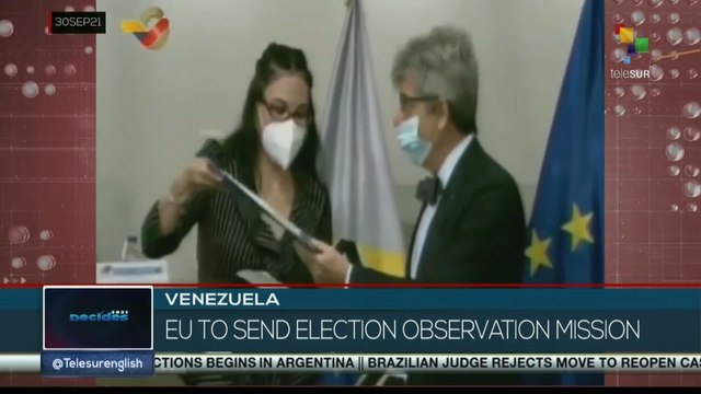 The European Union will be present at the Venezuela elections in late november