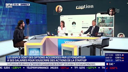 Lucas Mesquita (Caption) : Caption propose une "bourse de la French Tech" - 01/10