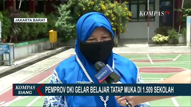 Pemprov DKI Jakarta Kembali Gelar Pembelajaran Tatap Muka, Total 1.509 Sekolah