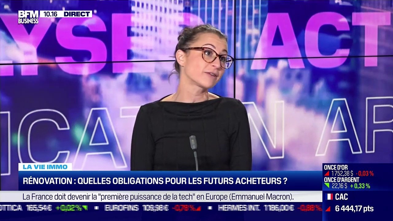 Marie Coeurderoy: Rénovation, quelles obligations pour les futurs acheteurs ? - 01/10
