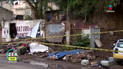 Afectados por deslave en Ecatepec piden ayuda