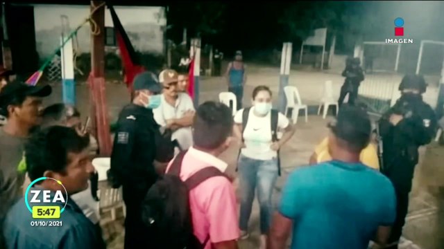 Pobladores de Jocotepec liberan a policías y trabajadoras del Bienestar