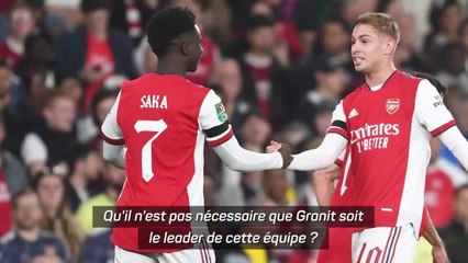 7e j. - Arteta commente l'absence de Xhaka : "Il doit y avoir d'autres leaders"