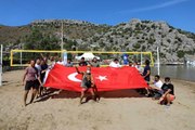 Son dakika haberleri... Marmaris Selimiye'de plaj voleybolu heyecanı başlıyor