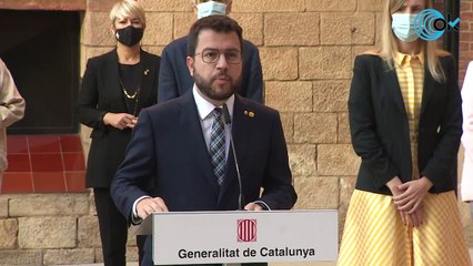 Aragonès en el aniversario del golpe del 1-O: «Cataluña volverá a votar»