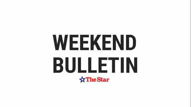 Weekend bulletin for Saturday October 2nd and Sunday 3rd. The latest court news, weather for the weekend and the Biggest Stories of the week.
