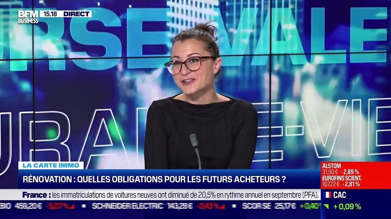 Marie Coeurderoy (BFM Business) : Rénovation, quelles obligations pour les futurs acheteurs ? - 01/10