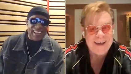Elton John and Stevie Wonder Talk Coming Together for ‘Finish Line,’ Being Fans of Each Other & More | Billboard News