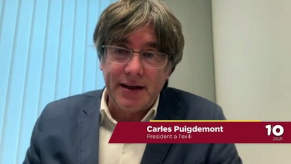 Vídeo del president Puigdemont emès a Illa amb motiu del quart aniversari de l'1-O
