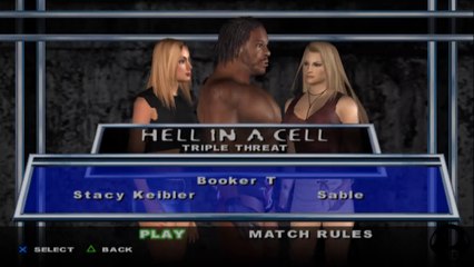 Here Comes the Pain Stacy Keibler vs Booker T vs Sable