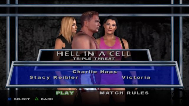 Here Comes the Pain Stacy Keibler vs Charlie Haas vs Victoria