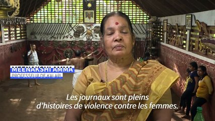 Inde: à 78 ans, Meenakshi Amma perpétue le kalari, un art martial ancestral