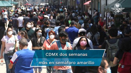 CDMX se queda en semáforo amarillo, a un punto del verde