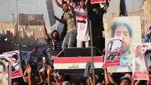 تظاهرات في مدينة الناصرية العراقية إحياءً للذكرى الثانية لاحتجاجات 2019 الشعبية