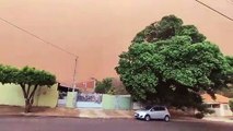 Nova tempestade de areia atinge interior de São Paulo