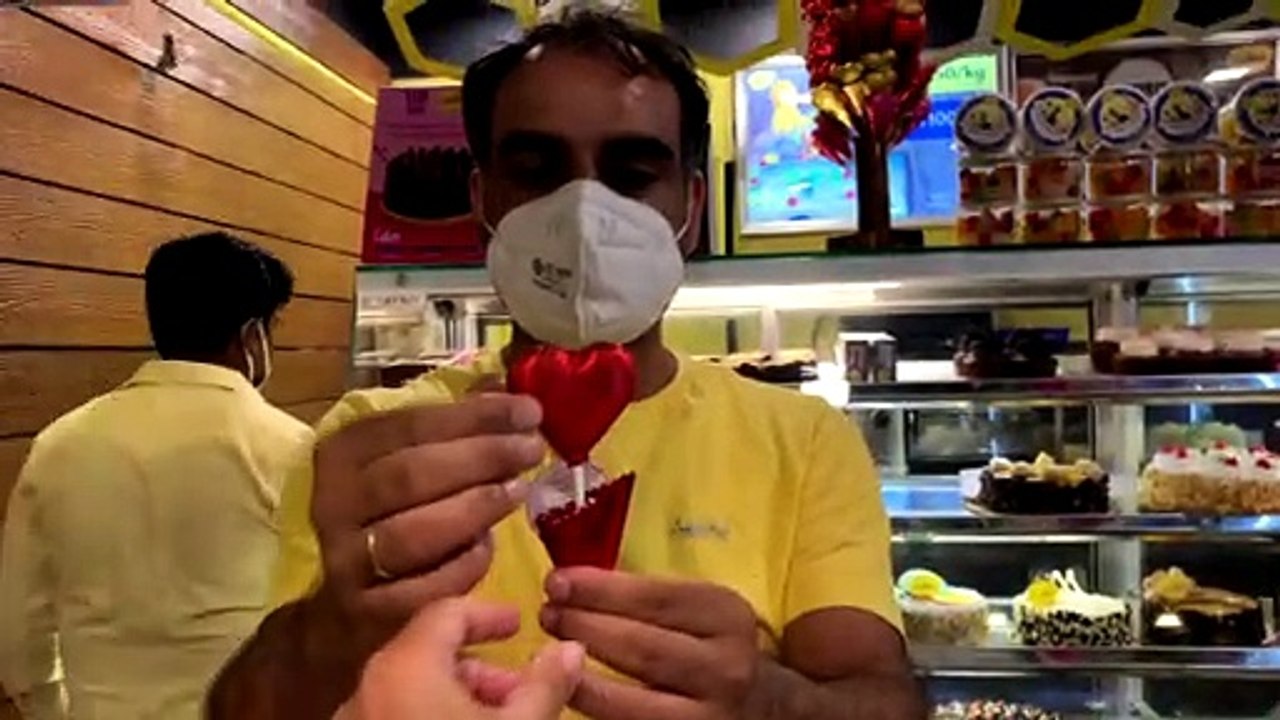 Chocolate heart shape