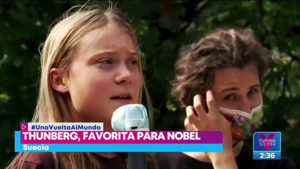 Greta Thunberg es la favorita para ganar el Nobel de la Paz