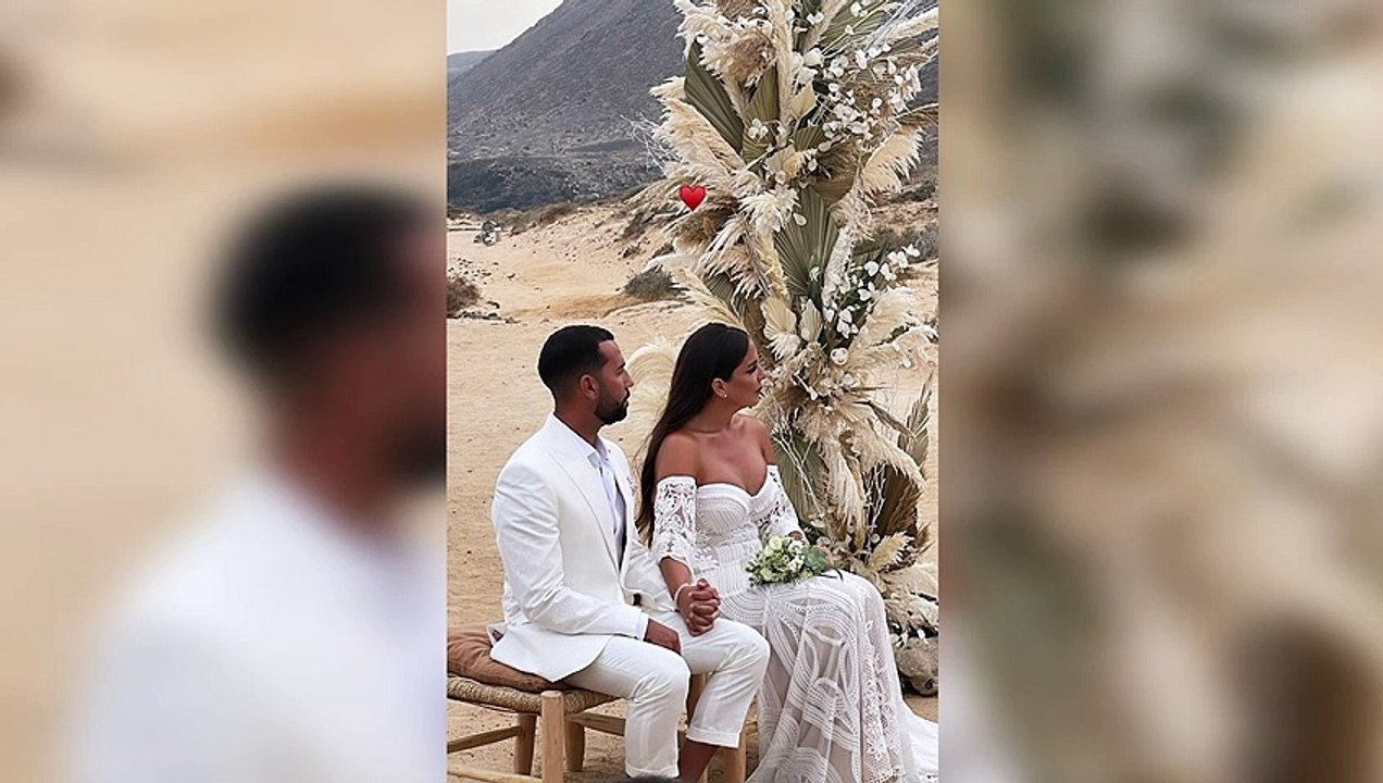 Anabel Pantoja y Omar Sánchez celebran una emocionante boda en La Graciosa