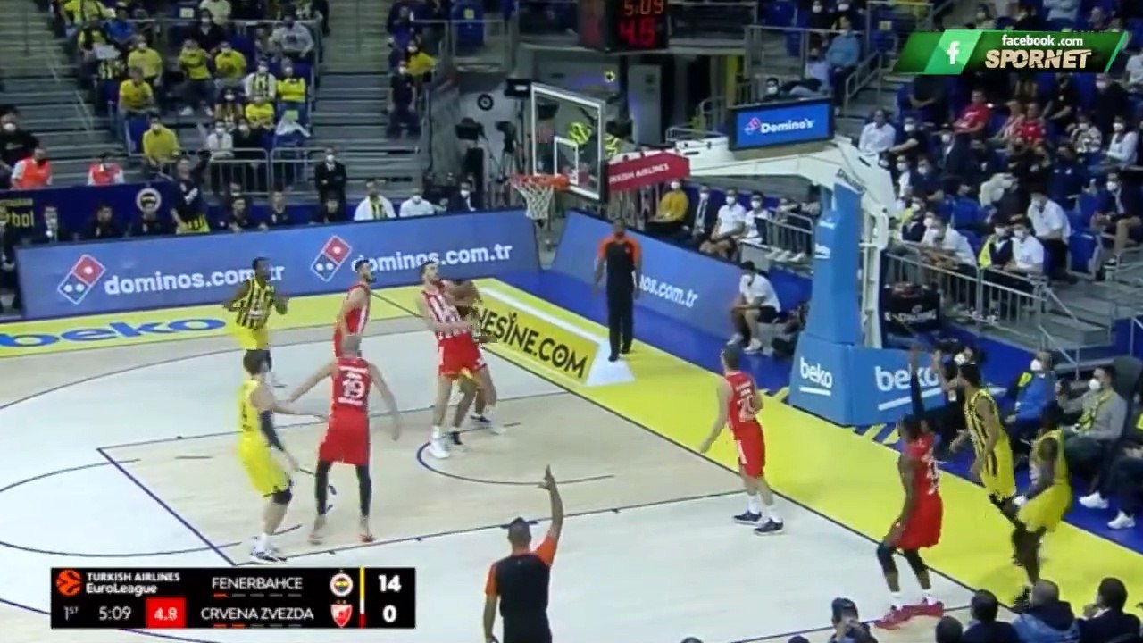 Fenerbahçe 61-57 Kızılyıldız (GENİŞ ÖZET)