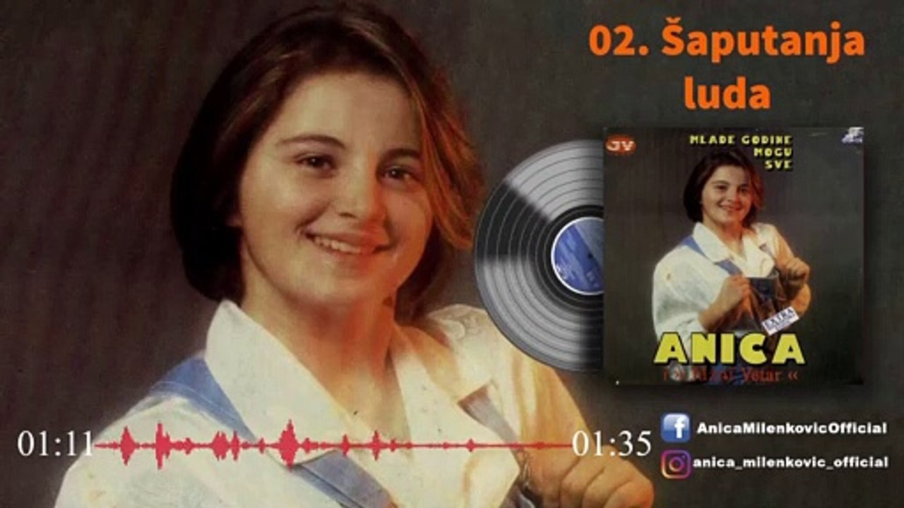 Anica Milenkovic - Saputanja luda - (Official Audio 1991)
