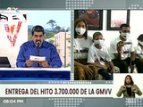 Pdte. Nicolás Maduro aspira alcanzar el 70% de la inmunización del país contra la Covid-19