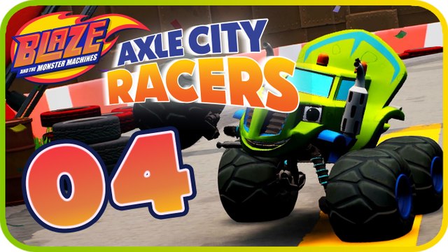 Blaze and the Monster Machines: Axel City Racers Game Part 4 (PS4) Ending + Getting Platinum