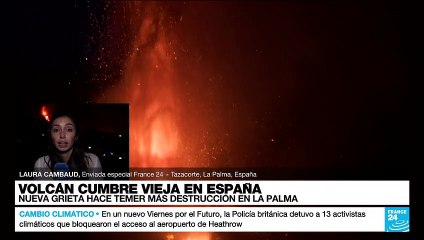 Informe desde La Palma: más de 700 hectáreas se encuentran cubiertas por la lava de Cumbre Vieja