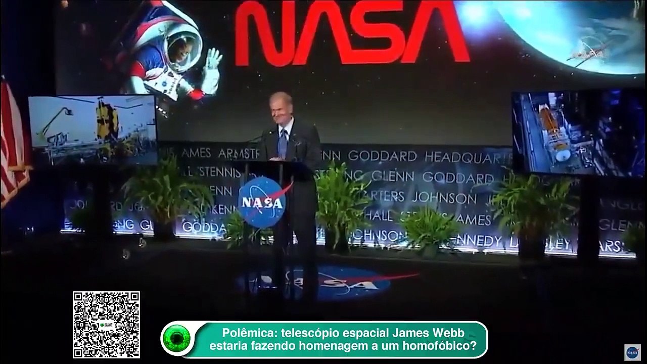 Polêmica: telescópio espacial James Webb estaria fazendo homenagem a um homofóbico?