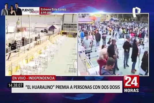 El Huaralino premia a personas vacunadas con las dos dosis contra la Covid-19