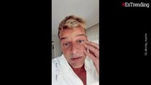 Ricky Martin rompe el silencio y habla de los rumores de una supuesta cirugía en el rostro