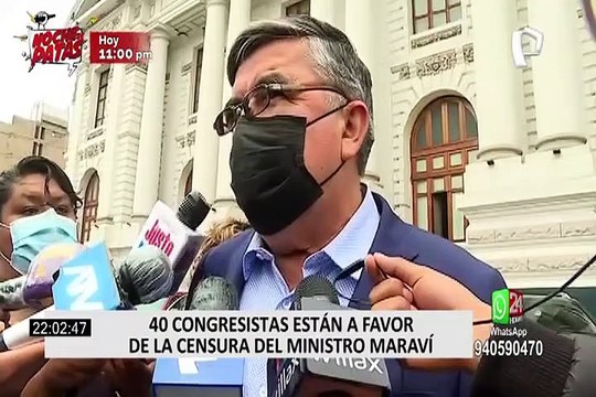 Congreso: todo hace indicar que la censura contra Iber Maraví prosperará