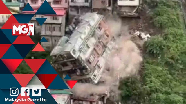 MG VIRAL : Bangunan Lapan Tingkat Runtuh